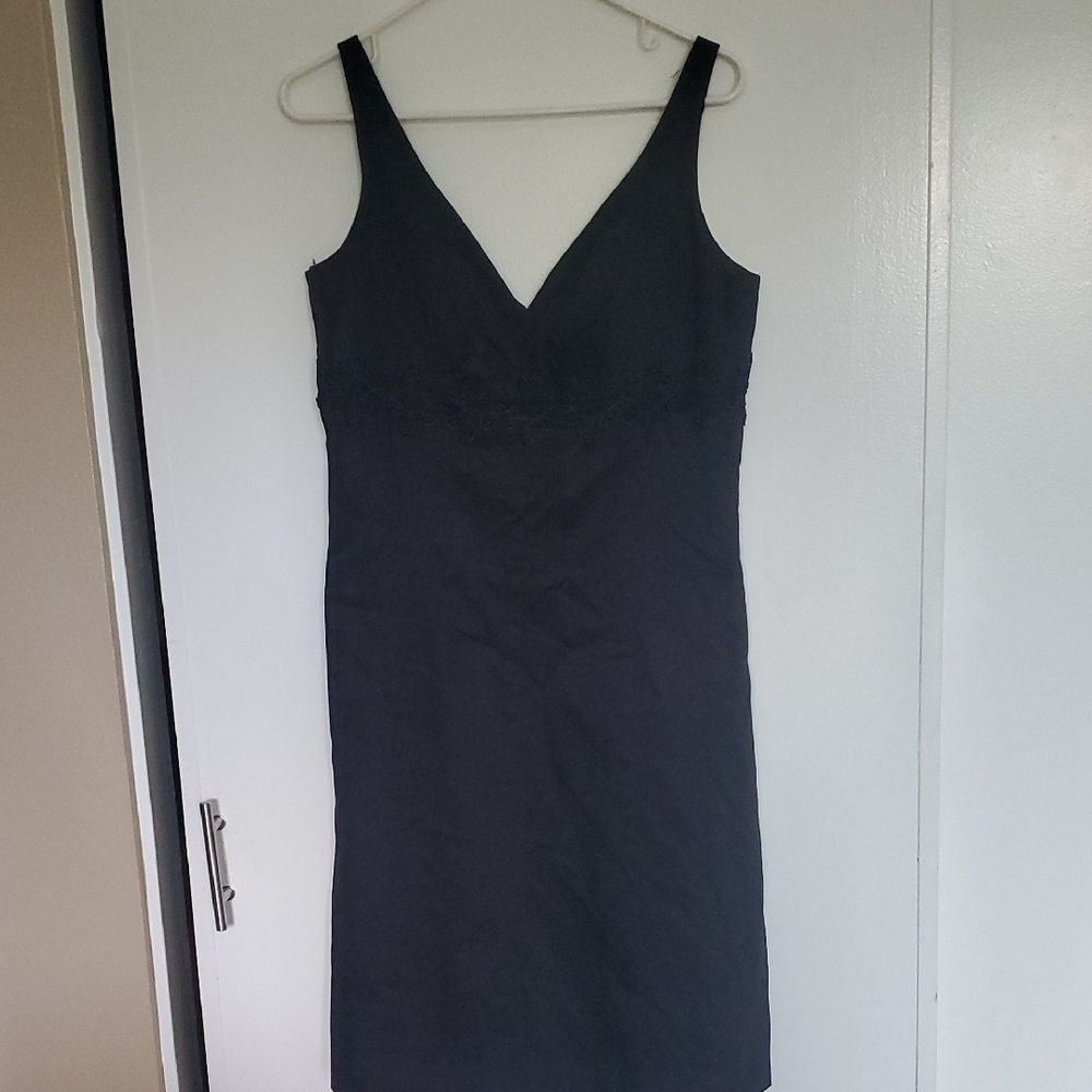 White Black Deisgner Little Black Dress